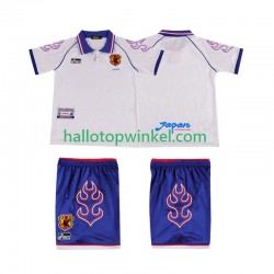 Japan Voetbalshirt 1998 Retro Kleuters/Kids Uit Tenue Korte Mouw