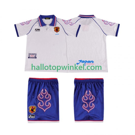 Japan Voetbalshirt 1998 Retro Kleuters/Kids Uit Tenue Korte Mouw