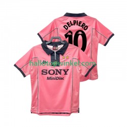Juventus Voetbalshirt DEL PIER0 10 1997 1998 Retro Heren Uit Tenue Korte Mouw