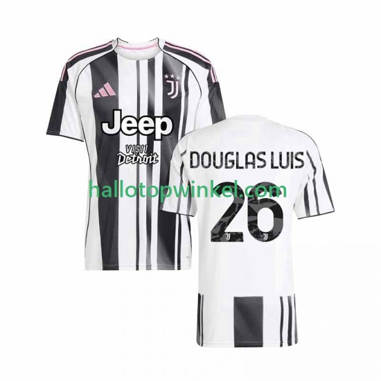 Juventus Voetbalshirt Douglas Luiz 26 Heren Thuis Tenue 2025-2026 Korte Mouw