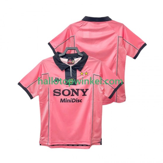 Juventus Voetbalshirt 1997 1998 Retro Heren Uit Tenue Korte Mouw