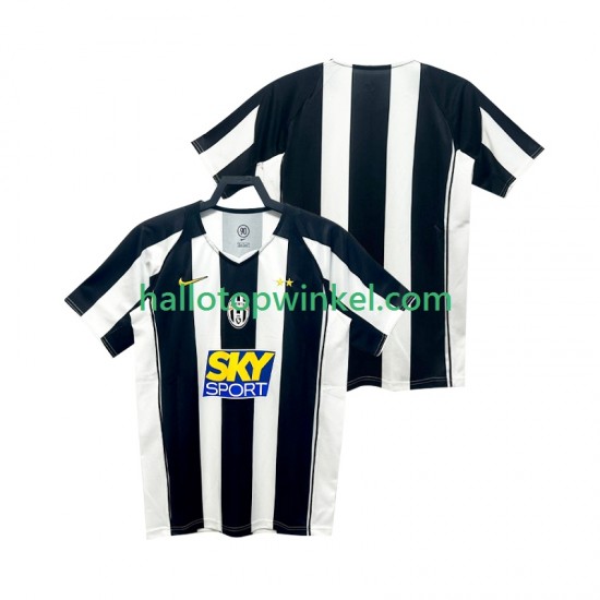 Juventus Voetbalshirt 2005 Retro Heren Thuis Tenue 2004 Korte Mouw