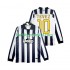 Juventus Voetbalshirt TEVEZ 10 2014 2015 Retro Heren Thuis Tenue Lange Mouw