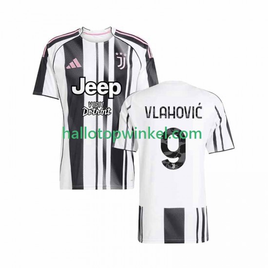 Juventus Voetbalshirt Vlahovic 9 Heren Thuis Tenue 2025-2026 Korte Mouw