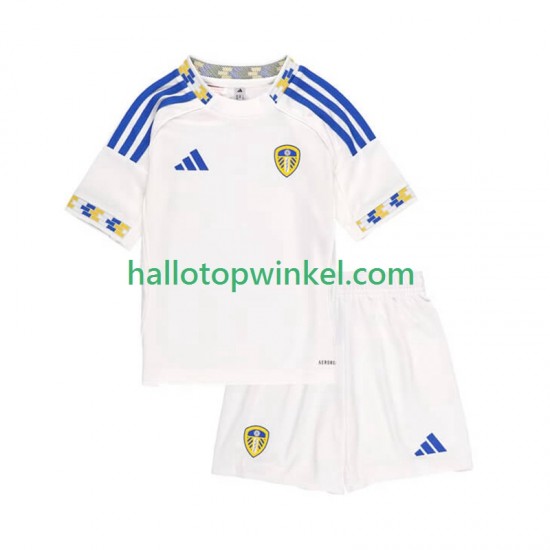 Leeds United Voetbalshirt Kleuters/Kids Thuis Tenue 2025-2026 Korte Mouw