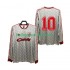 Liverpool Voetbalshirt 10 1989 1991 Retro Heren Uit Tenue Lange Mouw