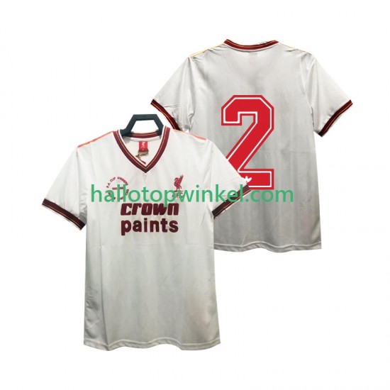 Liverpool Voetbalshirt 2 1985 1986 Retro Heren Uit Tenue Korte Mouw
