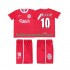 Liverpool Voetbalshirt BERGKAMP 10 LWP 1997 1998 Retro Kleuters/Kids Thuis Tenue Korte Mouw