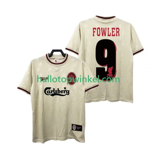 Liverpool Voetbalshirt FOWLER 9 1996 1997 Retro Heren Uit Tenue Korte Mouw