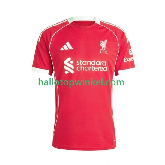 Liverpool Voetbalshirt Heren Thuis Tenue 2025-2026 Korte Mouw