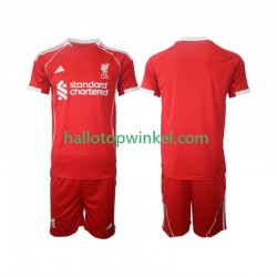 Liverpool Voetbalshirt Kleuters/Kids Thuis Tenue 2025-2026 Korte Mouw