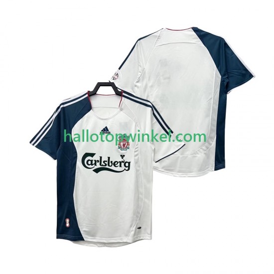 Liverpool Voetbalshirt Retro Heren Uit Tenue 2008 2006 Korte Mouw