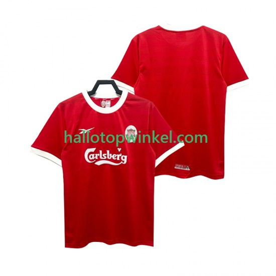 Liverpool Voetbalshirt 1998 Retro Heren Thuis Tenue 1999 Korte Mouw