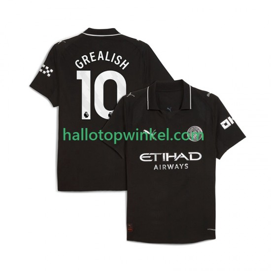 Manchester City Voetbalshirt Jack Grealish 10 Heren Uit Tenue 2025-2026 Korte Mouw