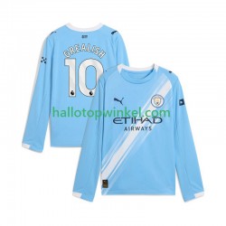 Manchester City Voetbalshirt Jack Grealish 10 Heren Thuis Tenue 2025-2026 Lange Mouw