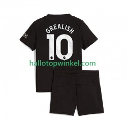 Manchester City Voetbalshirt Jack Grealish 10 Kleuters/Kids Uit Tenue 2025-2026 Korte Mouw