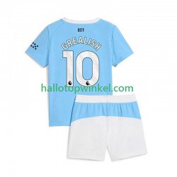Manchester City Voetbalshirt Jack Grealish 10 Kleuters/Kids Thuis Tenue 2025-2026 Korte Mouw