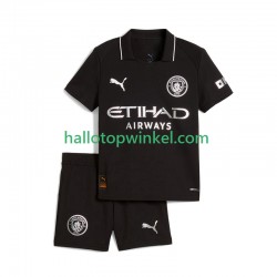 Manchester City Voetbalshirt Kleuters/Kids Uit Tenue 2025-2026 Korte Mouw