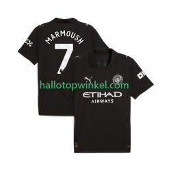 Manchester City Voetbalshirt Omar Marmoush 7 Heren Uit Tenue 2025-2026 Korte Mouw
