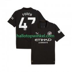 Manchester City Voetbalshirt Phil Foden 47 Heren Uit Tenue 2025-2026 Korte Mouw