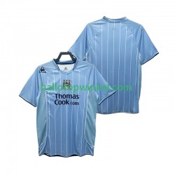 Manchester City Voetbalshirt 2007 Retro Heren Thuis Tenue 2008 Korte Mouw