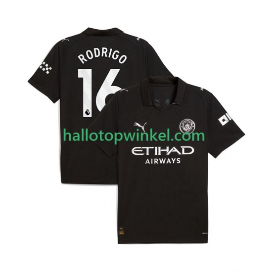 Manchester City Voetbalshirt Rodrigo Hernandez 16 Heren Uit Tenue 2025-2026 Korte Mouw