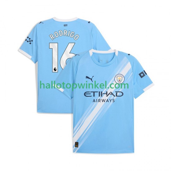 Manchester City Voetbalshirt Rodrigo Hernandez 16 Heren Thuis Tenue 2025-2026 Korte Mouw