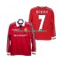 Manchester United Voetbalshirt BECKHAM 7 1998 Retro Heren Thuis Tenue 1999 Lange Mouw