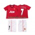 Manchester United Voetbalshirt BECKHAM 7 2012 2013 Retro Kleuters/Kids Thuis Tenue Korte Mouw