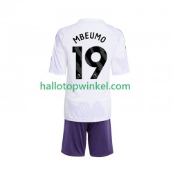 Manchester United Voetbalshirt Bryan Mbeumo 19 Kleuters/Kids Uit Tenue 2025-2026 Korte Mouw