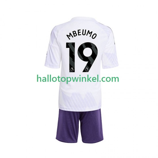 Manchester United Voetbalshirt Bryan Mbeumo 19 Kleuters/Kids Uit Tenue 2025-2026 Korte Mouw