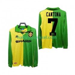 Manchester United Voetbalshirt CANTONA 7 1992 Retro Heren Uit Tenue 1994 Lange Mouw