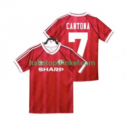 Manchester United Voetbalshirt CANTONA 7 1990 1992 Retro Heren Thuis Tenue Korte Mouw