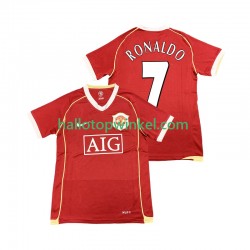Manchester United Voetbalshirt Cristiano Ronaldo 7 2007 Retro Heren Thuis Tenue 2006 Korte Mouw