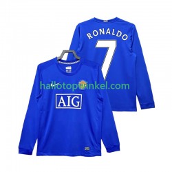 Manchester United Voetbalshirt Cristiano Ronaldo 7 2009 Retro Heren Derde Tenue 2008 Lange Mouw