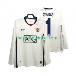 Manchester United Voetbalshirt GIGGS 11 Premier League 2009 Retro Heren Uit Tenue 2008 Lange Mouw