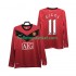 Manchester United Voetbalshirt GIGGS 11 2009 Retro Heren Thuis Tenue 2010 Lange Mouw