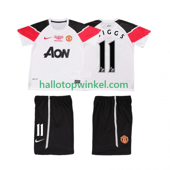 Manchester United Voetbalshirt GIGGS 11 Champions League 2012 Retro Kleuters/Kids Derde Tenue 2011 Korte Mouw