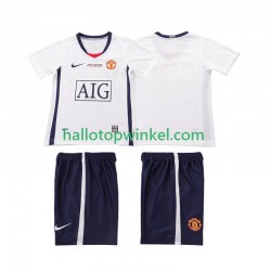 Manchester United Voetbalshirt Champions League 2009 Retro Kleuters/Kids Uit Tenue 2008 Korte Mouw