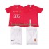 Manchester United Voetbalshirt Champions League 2007 Retro Kleuters/Kids Thuis Tenue 2008 Korte Mouw
