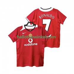 Manchester United Voetbalshirt RONALDO 7 2005 Retro Heren Thuis Tenue 2006 Korte Mouw