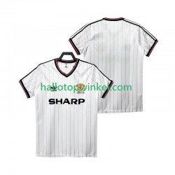 Manchester United Voetbalshirt 1983 1984 Retro Heren Uit Tenue Korte Mouw