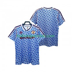 Manchester United Voetbalshirt 1990 1992 Retro Heren Uit Tenue Korte Mouw