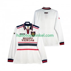 Manchester United Voetbalshirt 1998 Retro Heren Uit Tenue 1999 Lange Mouw