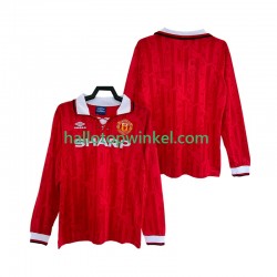 Manchester United Voetbalshirt 1992 Retro Heren Thuis Tenue 1994 Lange Mouw