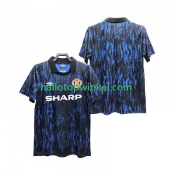 Manchester United Voetbalshirt 1993 Retro Heren Thuis Tenue Korte Mouw