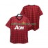 Manchester United Voetbalshirt 2012 2013 Retro Heren Thuis Tenue Korte Mouw