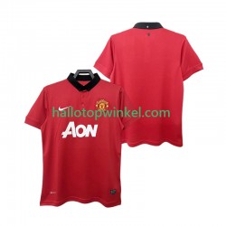 Manchester United Voetbalshirt 2013 2014 Retro Heren Thuis Tenue Korte Mouw