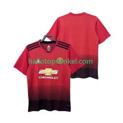 Manchester United Voetbalshirt 2018 2019 Retro Heren Thuis Tenue Korte Mouw