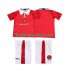 Manchester United Voetbalshirt 1996 1997 Retro Kleuters/Kids Thuis Tenue Korte Mouw